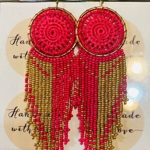 Handmade beaded earrings